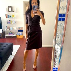 Comfortable wrap dress great for all seasons